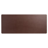 Chocolate Brown Leather Keyboard/Mouse Desk Pad, 30 x 12.5